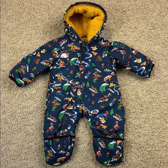 Quiksilver Other - Quicksilver infant snowsuit bunting sz 3-6 months